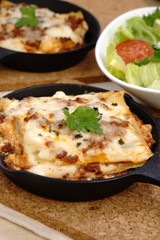  スキレットで作るラザニア 