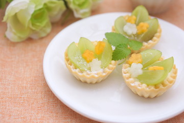 シャインマスカットのタルト