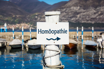 Schild 232 - Homöopathie