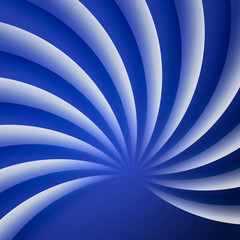 Blue white waves abstract background. Technology illustration.