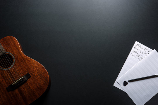 Musician's Desk. Top View