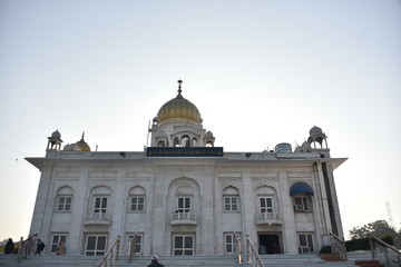 Fototapeta na wymiar Gurudwara Bangla Sahib, New Delhi