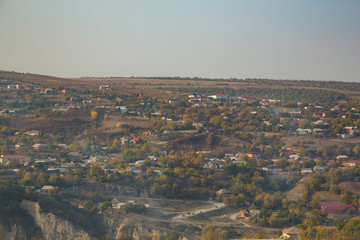 colorful autumn in the mountains