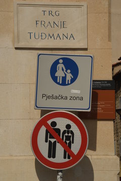 Split, Croacia, Antigua villa del imperio Romano