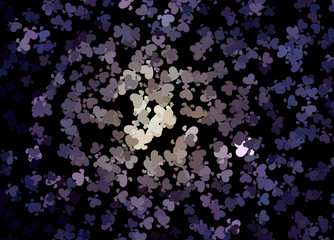 Beautiful background with an abstract pattern of hearts.