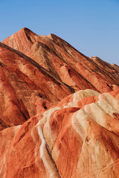 Danxia landform,Zhangye,Gansu province