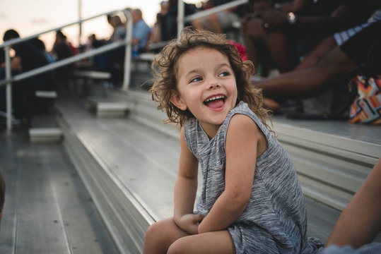 Enjoying the game