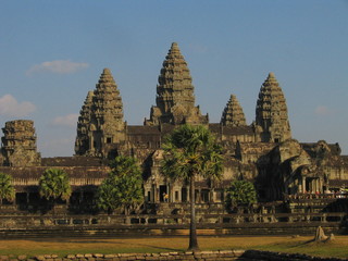 Obraz premium Templos de Angkor en Camboya (Asia). La ciudad perdida de los templos del antiguo reino jemer