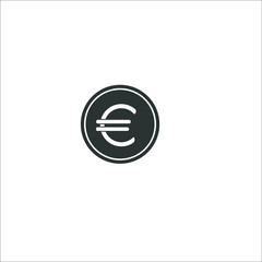 Money Euro icon. Vector Illustration