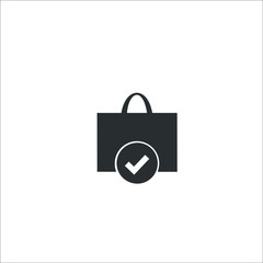 bag icon. Vector Illustration