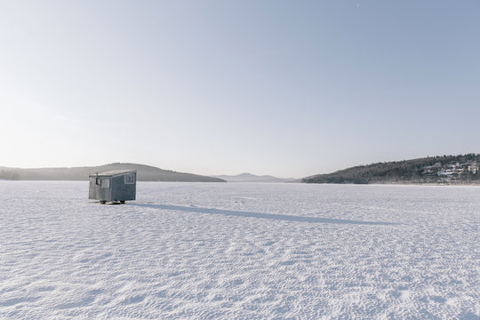 Ice House on Frosty February Morn'