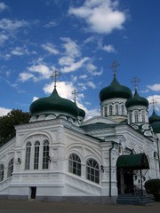 Fototapeta na wymiar Придел Троицкого собора Раифского монастыря