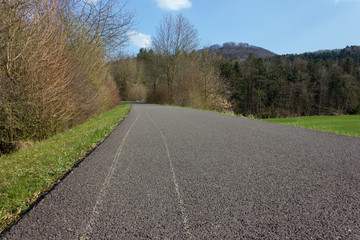 landscapes of eastern time at rural countryside in south germany