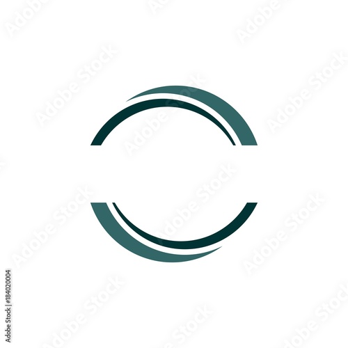 "Half Circle Logo Element" Stock image and royaltyfree vector files on