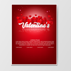 Happy Valentine's day vector card