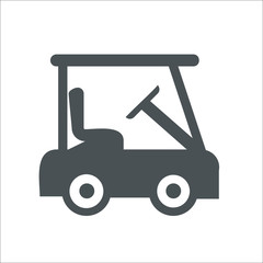 Golf car icon