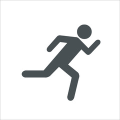 Fototapeta na wymiar Running icon.. Vector Illustration