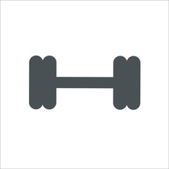 Barbell icon. Vector Illustration
