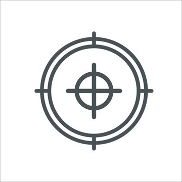 Target icon. Vector Illustration