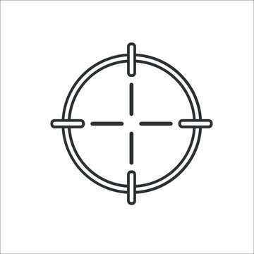 Target icon. Vector Illustration