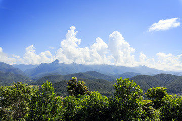 Mountains View at Mae hong son, Thailand