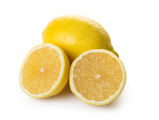 ripe lemon close-up