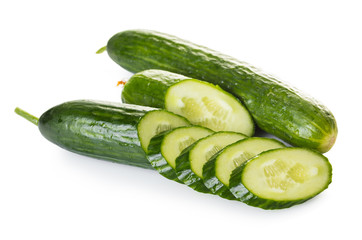 organic cucumber close-up
