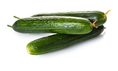 organic cucumber close-up