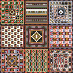 Graphical illustration of a set wit patterns 2