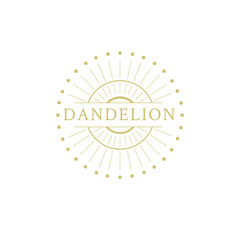 Fototapeta na wymiar Dandelion Logo