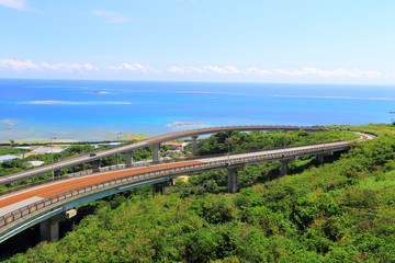 Fototapeta premium 沖縄の絶景 ニライカナイ橋