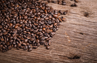 roasted coffee beans, can be used as a background