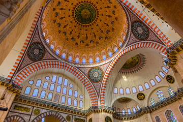 Interior decoration and artworks of Suleymaniye mosque