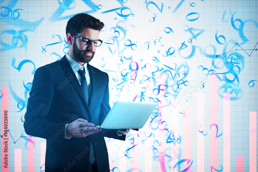 Poster computing and finance concept