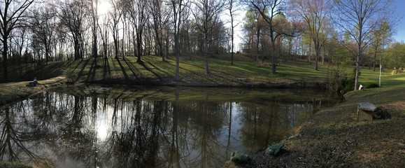 Obraz premium Parker's Pond