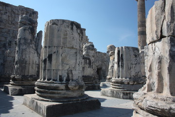 Fototapeta na wymiar Apollon Tempel von Didyma in Didim