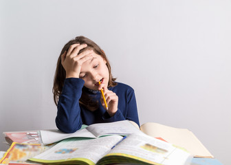 Picture with a girl.