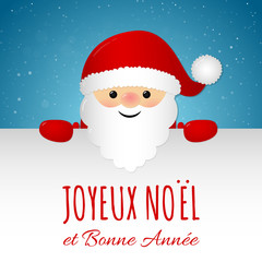 Fototapeta na wymiar Joyeux Noel - Merry Christmas in French. Christmas card with ornaments. Vector. dalszy plandoswiadczeniedoświadczeniedrugi plankonteksttapetatlotłoflagasztandartransparentznakomityboze narodzenieboże
