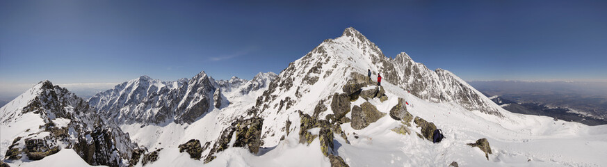 Łomnicka Przełęcz - Zima © Ola i Eryk