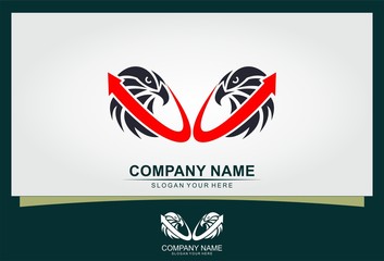 eagle icon business logo