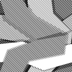 Halftone bitmap lines retro background Black White Pattern Wallpaper Stripes