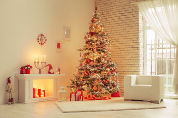 Christmas decor in houses 