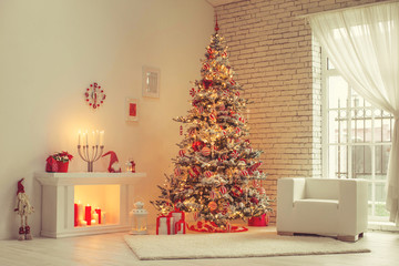 Christmas decor in houses 