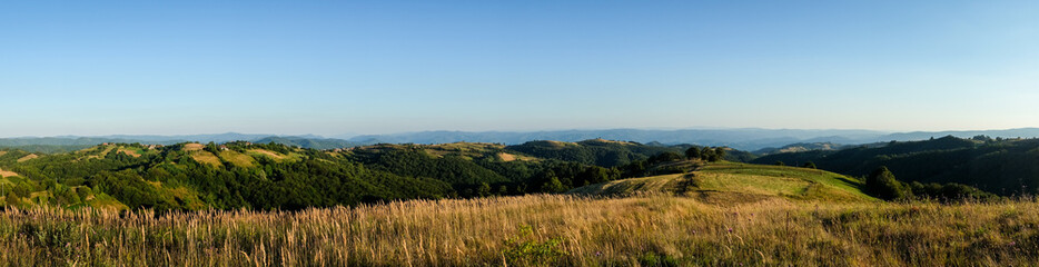 Fototapeta premium Panorama of Banat in Romania