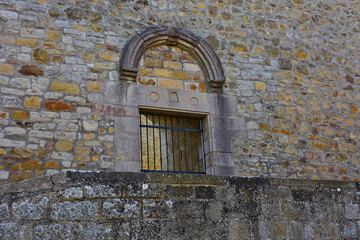 Italia, Basilicata, Castello di Lagopesole, IX secolo, di origine saracena e normanna. Porta di accesso interna.