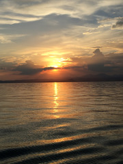 Lago di Garda tramonto