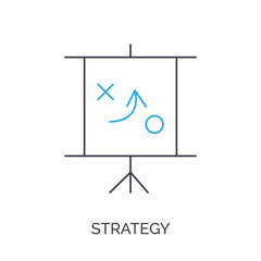 Strategy presentation icon
