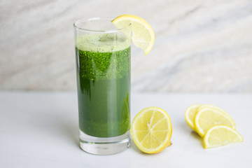 Healthy green juice