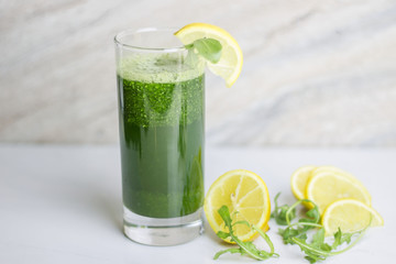 Healthy green juice