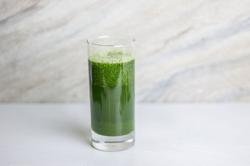 Healthy green juice